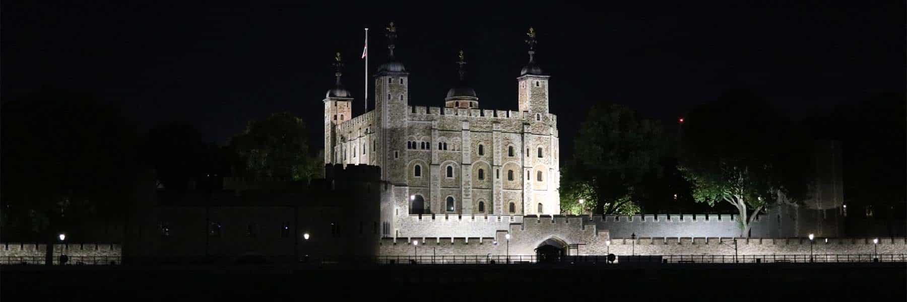 The Tower of London at night